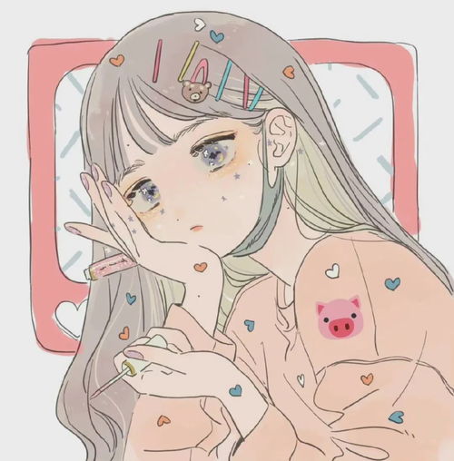 创意满满的插画,小仙女森系头像