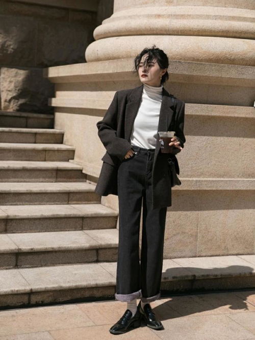 冬日里的西装怎么穿精致和保暖缺一不可,时髦女王就是你
