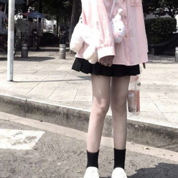 女生头像部位可爱学生真人女生部位头像下半身