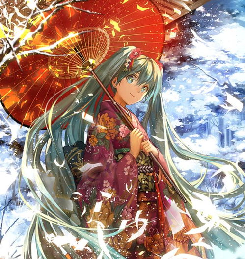 二次元高清动漫壁纸初音未来,最初的声音,无限的未来