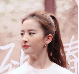 刘亦菲迪丽热巴杨幂赵丽颖刘诗诗关晓彤,女星扎高马尾谁最清纯