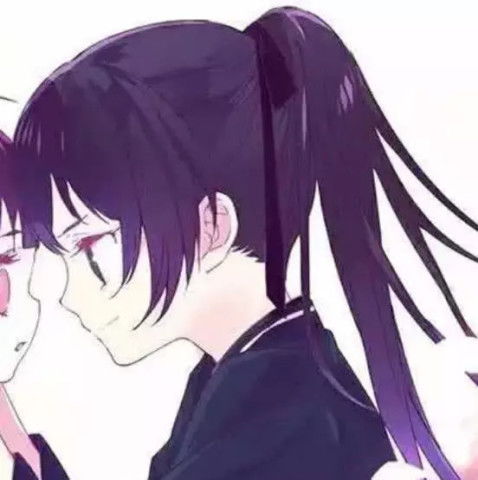 头像女ins高级质感侧脸动漫情侣