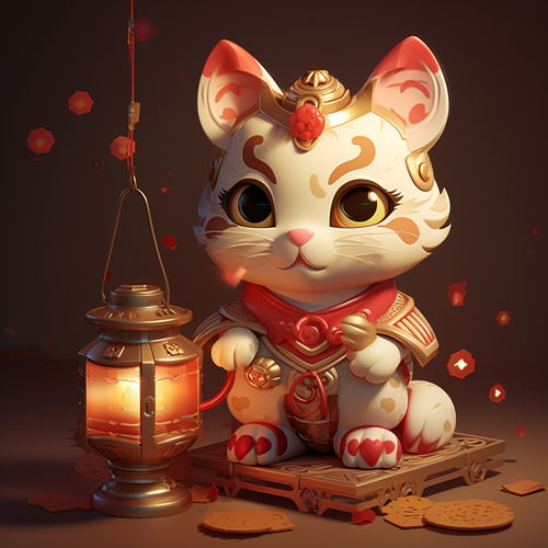 红色喜庆卡通招财猫素材图片海报设计下载请至来源处