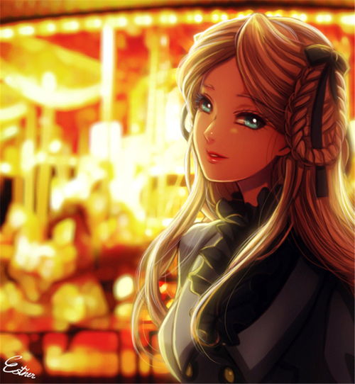 二次元美女穿着黑丝的长腿美女