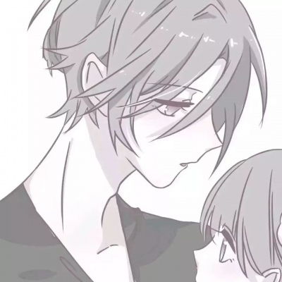 漫画情侣头像,等着女孩子来找你