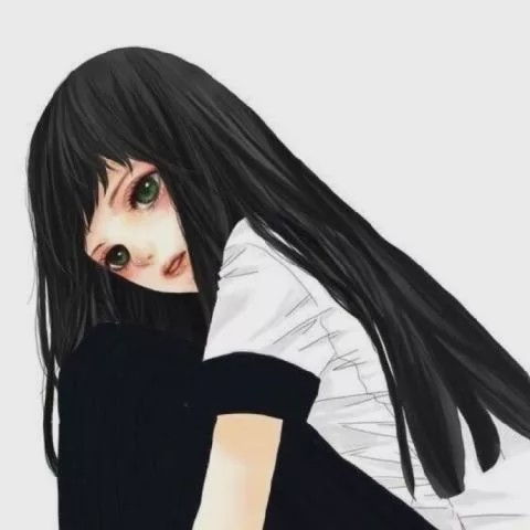 女生动漫头像那女孩对我说
