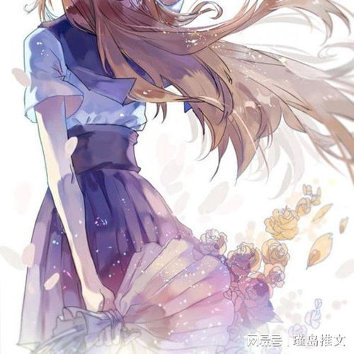 白色头像二次元女可爱