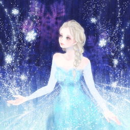 可爱女孩头像真人小孩冰雪女王