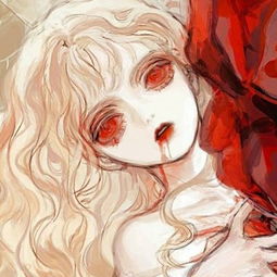 手绘动漫女生头像唯美病女动漫女生