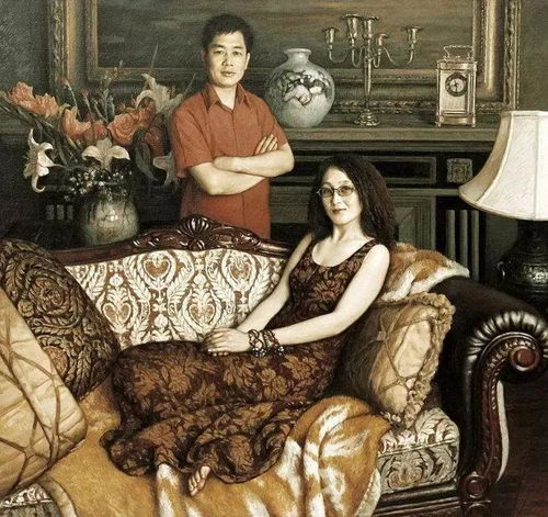 他笔下的美女典雅含蓄王嫩油画艺术欣赏