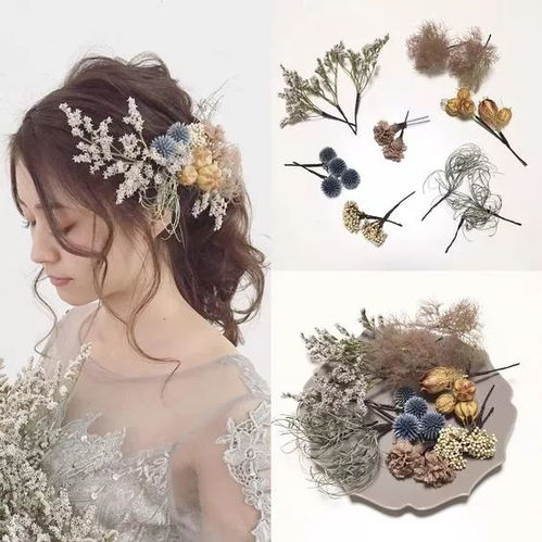 唯美的鲜花新娘发型背影杀,仙美极了