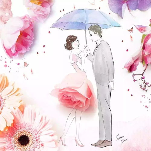 花卉礼服手绘新加坡插画师graceciao的花瓣时装秀