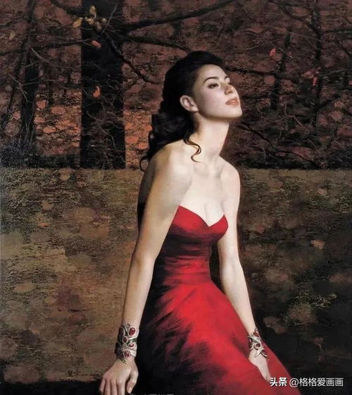 油画艺术家谢楚余油画人物美女作品