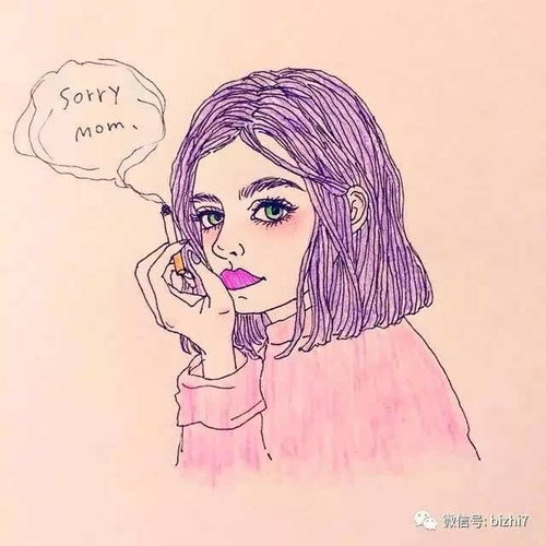 插画头像,微信头像女高清