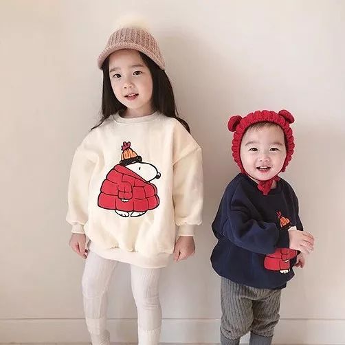 清新小淑女款上新,卡通亲子卫衣