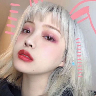 优质混网染发女生个性头像,不优雅我不喜欢