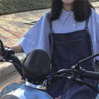 ins蓝色系可爱女生头像
