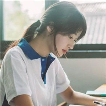 女生学生穿校服小清新qq头像校服控女生头像,女生头像图片