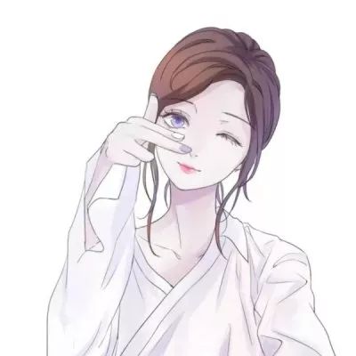 微信女生头像卡通韩版修身型