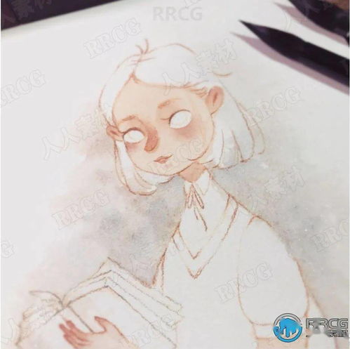 小清新精致知性美女人物头像手绘原画插画集