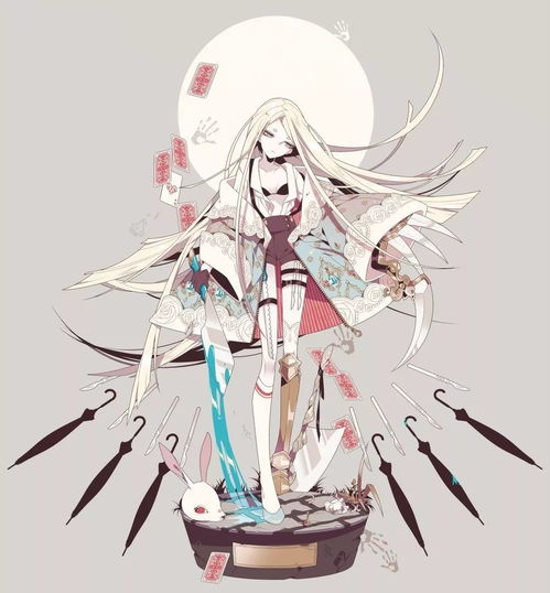 插画美图欣赏,来自插画师笔下的黑暗系哥特风少女合集