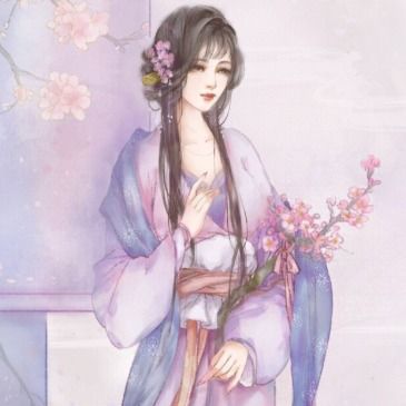 古风女生头像和你一起喝咖啡时,我从来不放糖,因为你,糖分超标