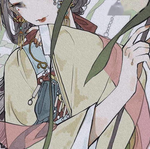 古风水彩插画局部你真好看,我不是在夸你,我只是在提醒迷你