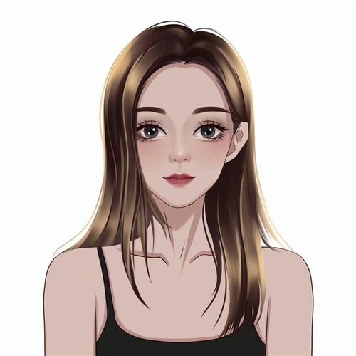 手绘头像女可爱小女孩手绘头像女可爱卡通简单超可爱女生头像