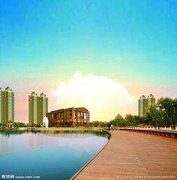 水边的景色图片