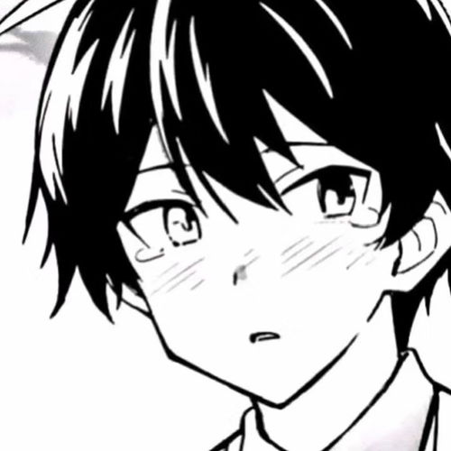 头像女黑白漫画部位男生