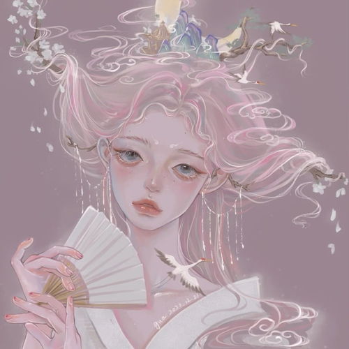 女头插画女生头像