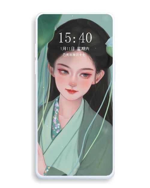 超美仙气女生插画壁纸,慢慢生活,慢慢热爱