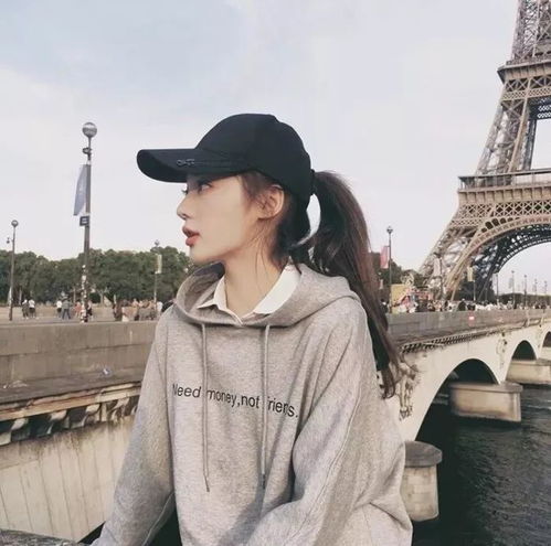 最酷霸气女生侧脸头像