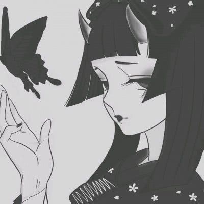 超火微丧动漫女生头像后来你抱着新欢,我喝着烈酒