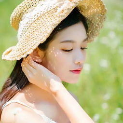 女头清新像风像云像你走过扑面的气息