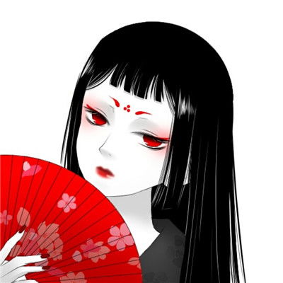 绿色美女头像图片古风
