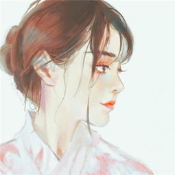 2018最新手绘女生头像唯美清新你可以幸福我愿意观望