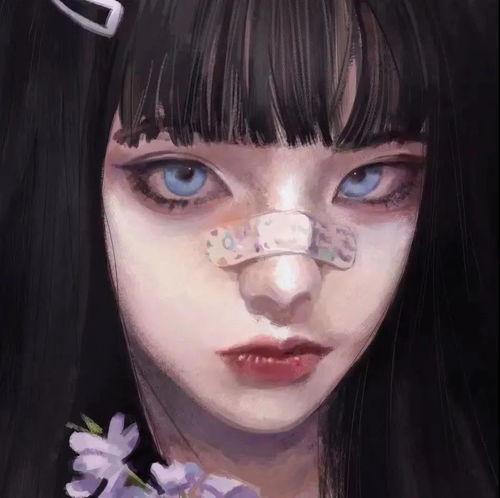 气质美女卡通头像动态