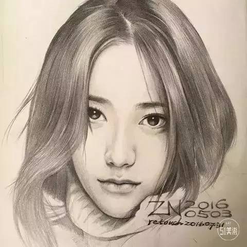 素描头像从构图到层次完美逆袭,宋仲基欧巴就在其中