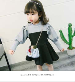 2018新款春装0女童连衣裙15岁小童婴幼儿童装女宝宝韩版公主裙子