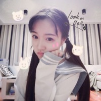 照亮你美如夜晚的头发可爱女生qq头像