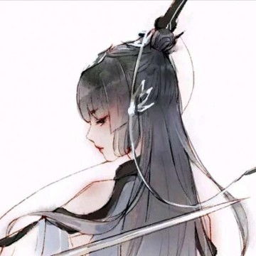 古风动漫女生冷漠头像孤傲冷酷少女动漫头像,卡通头像图片