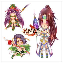 乱世天下11月10日公测美女画手q版原画