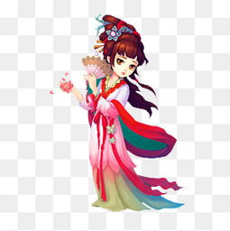 免费下载古装动漫美女图片大全千库网png