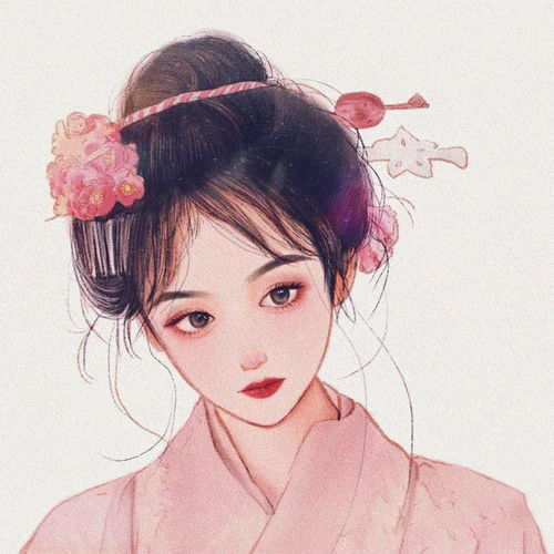 女生头像超级美的手绘女头像952
