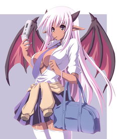 性感逼人巨乳恶魔女郎,魔性魅惑无人能挡