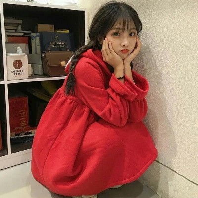 喜庆头像图片大全女红色