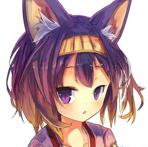 二次元动漫头像长着耳朵的梦幻美少女,初恋的味道,我恋爱了