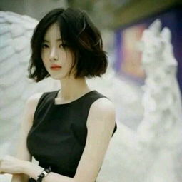 韩国美女短发霸气超拽头像逝去的青春不要让它浪费