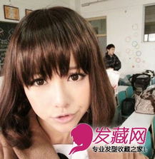 清纯mm也要拥有一款短发梨短发怎么烫好看3